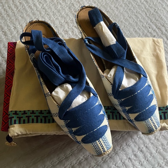 Tory Burch Florence lace up espadrilles - Picture 3 of 9